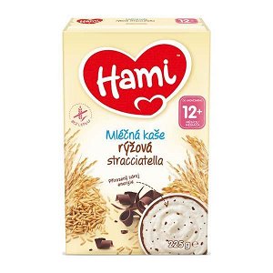 HAMI Mléčná kaše rýžová straciatella 225 g