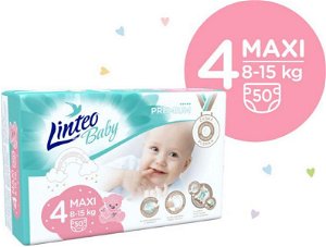 LINTEOBABY LINTEO BABY Plenky Baby Prémium MAXI (8-15 kg) 200 ks