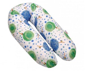 Baby Nellys Mamo Tato Kojící polštář - relaxační poduška Multi Pampelišky modré