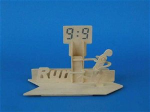Woodcraft construction kit Woodcraft Dřevěné 3D puzzle stojánek na tužky běh