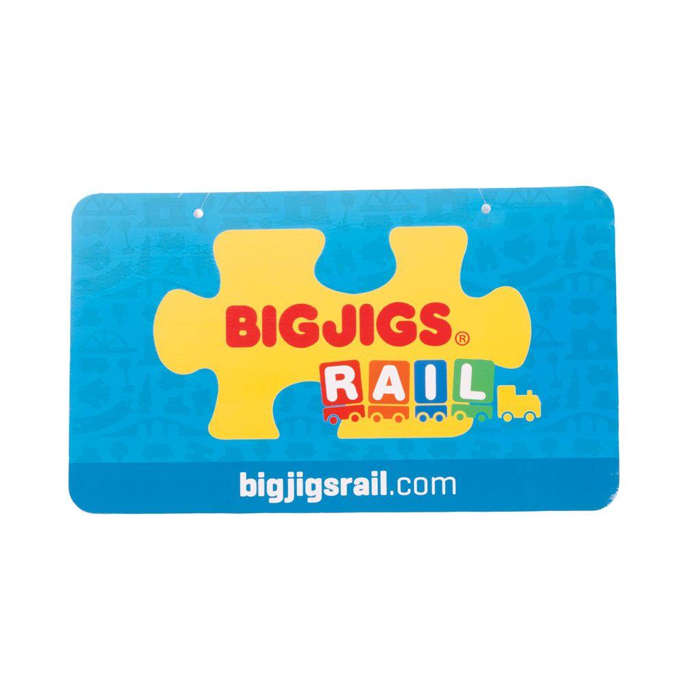 Bigjigs Toys Velká kartonová cedule Bigjigs Rail