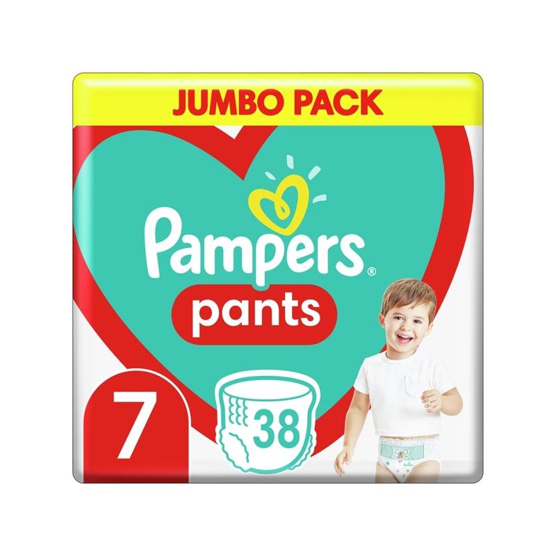 PAMPERS Pants 7 (17 kg+) 38 ks Jumbo pack - plenkové kalhotky