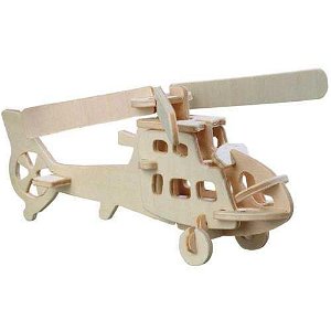 Woodcraft construction kit Woodcraft Dřevěné 3D puzzle vrtulník