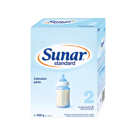 SUNAR Standard 2 Mléko pokračovací 500 g