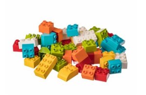 L-W Toys Stavebnice pro nejmenší stavitele KOSTKY 50 ks