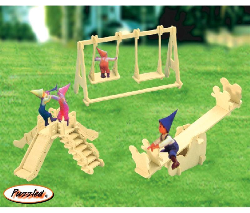 Woodcraft construction kit Woodcraft Dřevěné 3D puzzle hřiště