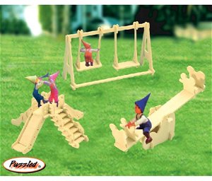 Woodcraft construction kit Woodcraft Dřevěné 3D puzzle hřiště