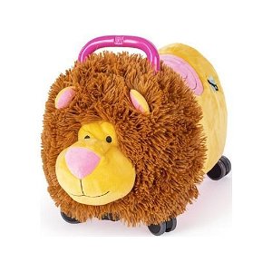TEDDIES Odrážedlo Funny wheels Rider Ride-On lvíček plyšový růžový 12 m plus