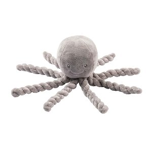 NATTOU První hračka pro miminka chobotnička PIU PIU Lapidou grey 0m plus