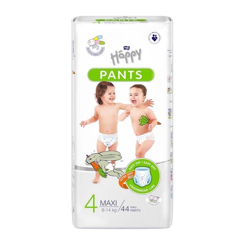 BELLAHAPPY BELLA HAPPY Pants Maxi dětské plenkové kalhotky (8-14 kg) 44 ks