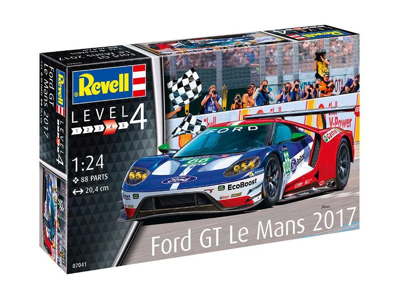 Revell Plastic ModelKit auto 07041 - Ford GT Le Mans 2017 (1:24)
