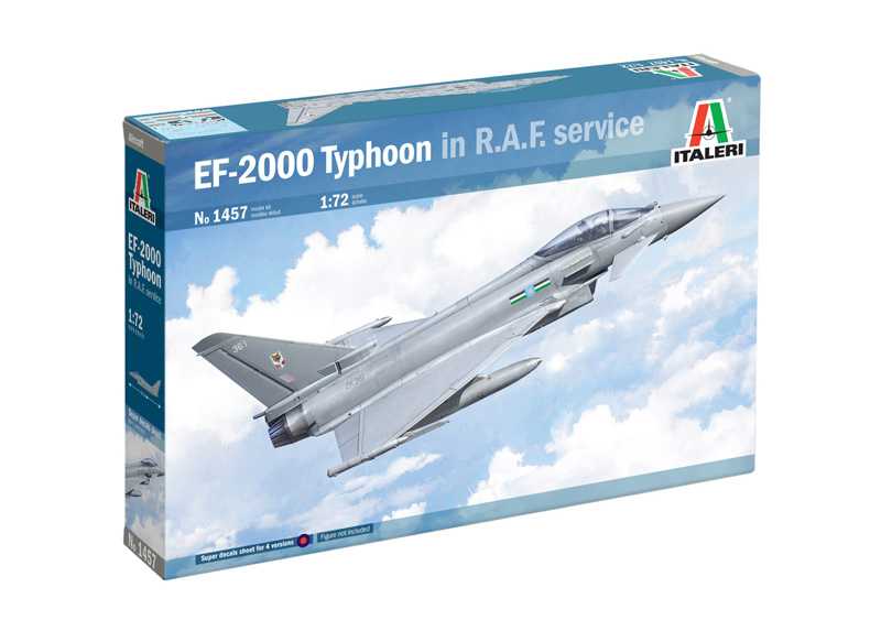 Italeri Model Kit letadlo 1457 - Eurofighter Typhoon EF-2000 "In R.A.F. Service" (1:72)