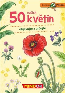 Mindok vzdělávací hra Expedice příroda: 50 našich květin
