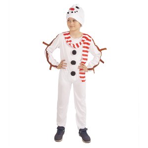 Rappa Dětský kostým sněhulák s čepicí a šálou (M) e-obal