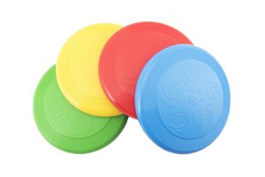 Teddies Létající talíř Frisbee plast 23cm 4 barvy 12m+