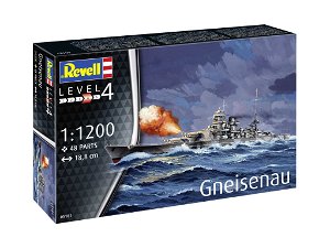 Revell Plastic ModelKit loď 05181 - Gneisenau (1:1200)