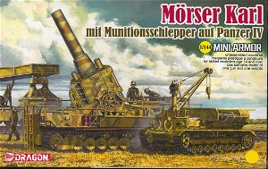 Dragon Model Kit military 14135 - Morser Karl mit Munitionsschlepper auf Panzer IV (1:144)