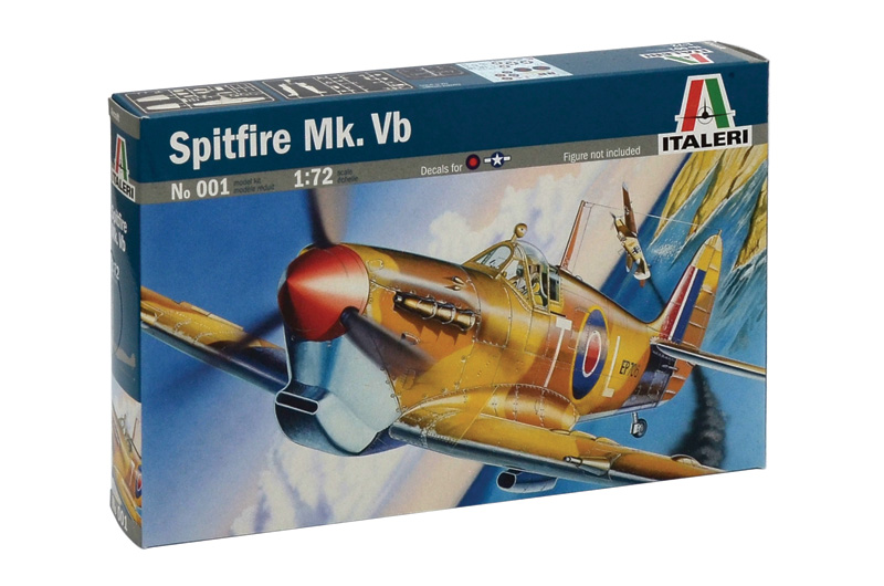 Italeri Model Kit letadlo 0001 - SPITFIRE MK.VB (1:72)