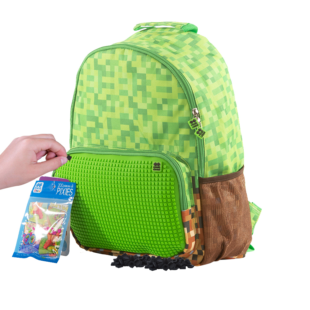 PIXIE CREW volnočasový batoh zelená kostka