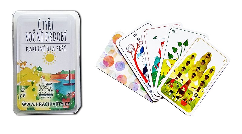 Hrací karty Wooky Prší Čtyři roční období