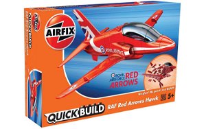 Airfix Quick Build letadlo J6018 - RAF Red Arrows Hawk