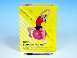 UNISON Gymnastický míč relaxační 85cm asst 4 barvy v krabici