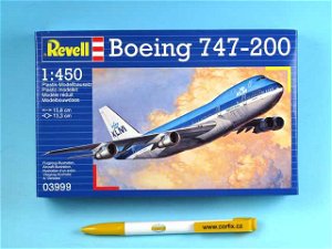 Revell Plastic ModelKit letadlo 03999 - Boeing 747-200 Jumbo Jet (1:450)