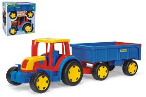 WADER Traktor Gigant s vlekem plast 102cm v krabici