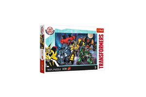 Trefl Puzzle Tým Autobotů/Transformers Robots in Disguise 100 dílků  41x27,5cm v krabici 29x19x4cm