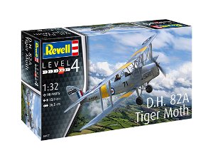 Revell Plastic ModelKit letadlo 03827 - D.H. 82A Tiger Moth (1:32)