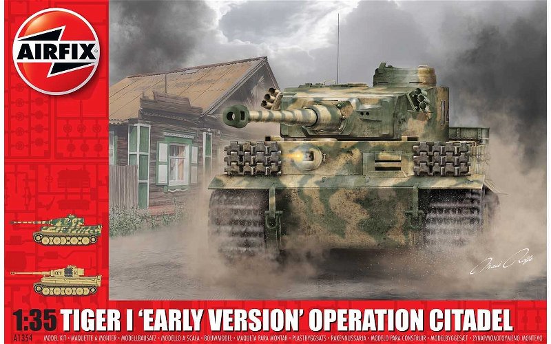 Airfix Classic Kit tank A1354 - Tiger-1 "Early Version - Operation Citadel" (1:35)