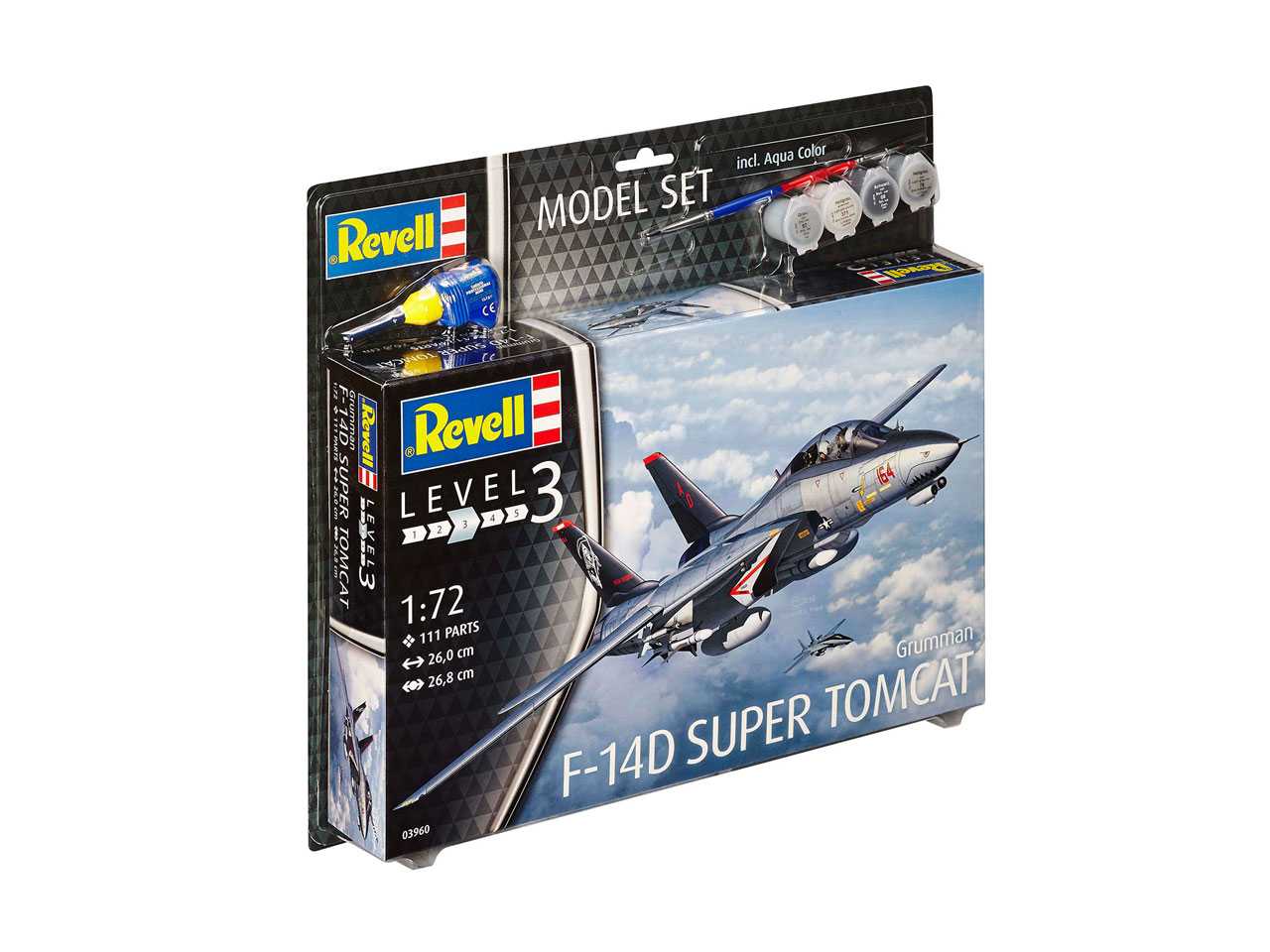 Revell ModelSet letadlo 63960 - F-14D Super Tomcat (1:72)