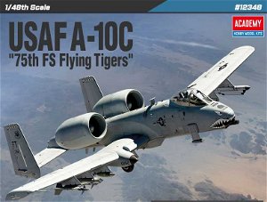Academy Model Kit letadlo 12348 - USAF A-10C "75th FS Flying Tigers" (1:48)