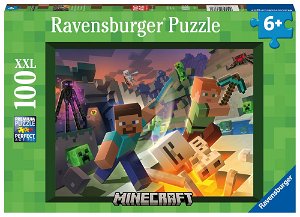 Ravensburger Minecraft: Monstra z Minecraftu 100 dílků