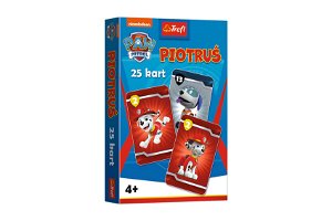 Trefl Černý Petr Tlapková patrola/Paw Patrol společenská hra - karty v krabičce 6x9x1cm 20ks v boxu