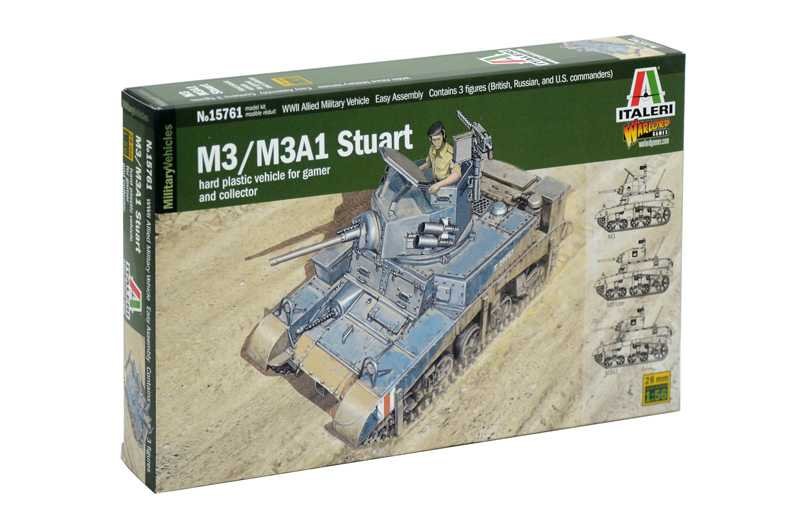 Italeri Wargames tank 15761 - M3/M3A1 Stuart (1:56)