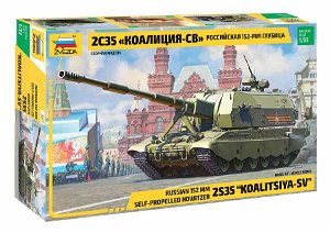 Zvezda Model Kit military 3677 - Koalitsiya-SV Russian S.P.G. (1:35)