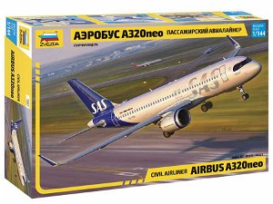 Zvezda Model Kit letadlo 7037 - Airbus A320 NEO (1:144)