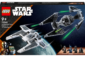 LEGO Star Wars 75348 Mandalorianská stíhačka třídy Fang proti TIE Interceptoru