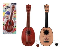 Teddies Kytara/mandolína s trsátkem plast 30cm na kartě 15x33,5x3cm