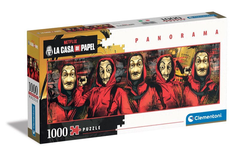 Clementoni Puzzle 1000 dílků Panorama - La Casa de Papel