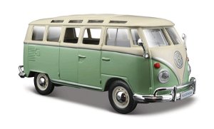 Maisto "Maisto - Volkswagen Van ""Samba"", zeleno/krémová, 1:25"