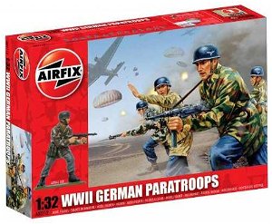 Airfix Classic Kit VINTAGE figurky A02712V - WWII German Paratroops (1:32)