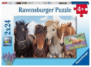 Ravensburger Fotky koní 2x24 dílků