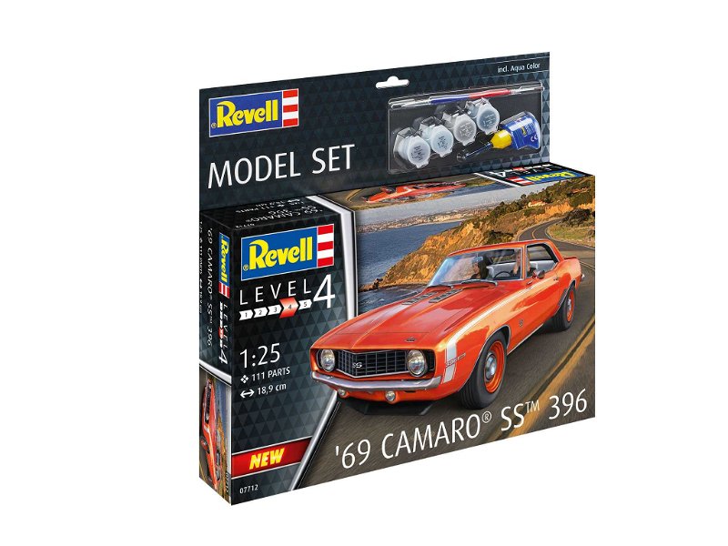 Revell ModelSet auto 67712 - 69 Camaro SS (1:25)