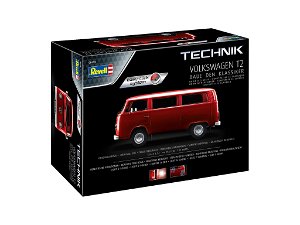 Revell Plastic ModelKit TECHNIK auto 00459 - Volkswagen T2 (Easy-Click System) (1:24)