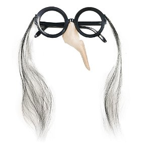 Rappa Brýle s nosem čarodějnice/Halloween pro dospělé