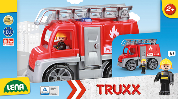 Lena TRUXX hasiči, okrasný kartón