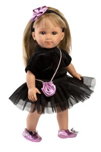 Rappa Llorens 53553 ELENA realistická panenka s měkkým látkovým tělem 35 cm