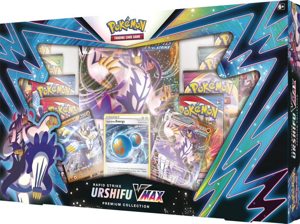 Pokémon Company Pokémon TCG: Urshifu Rapid Strike VMax Premium Box